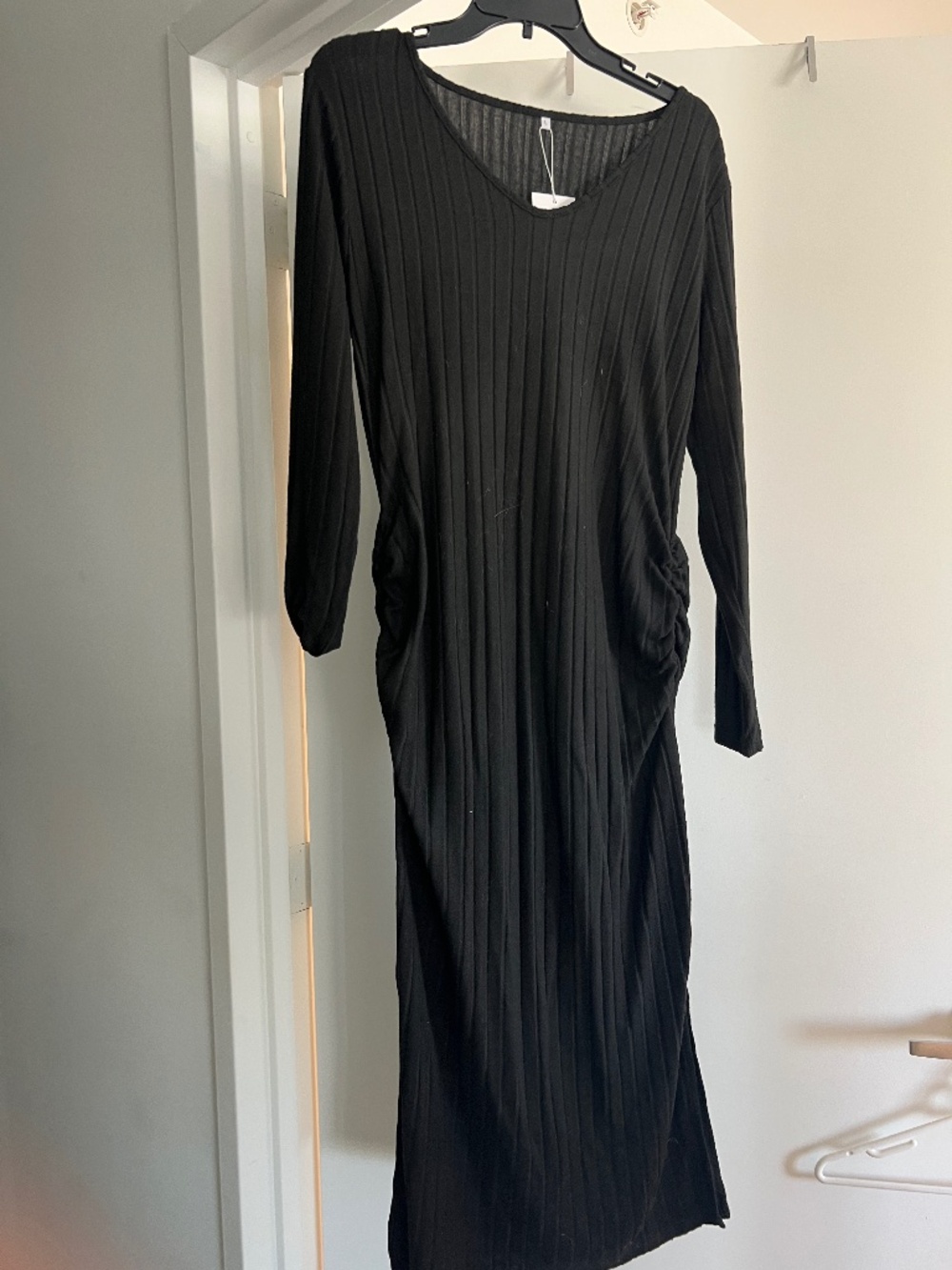 Bodycon maternity sweater dress